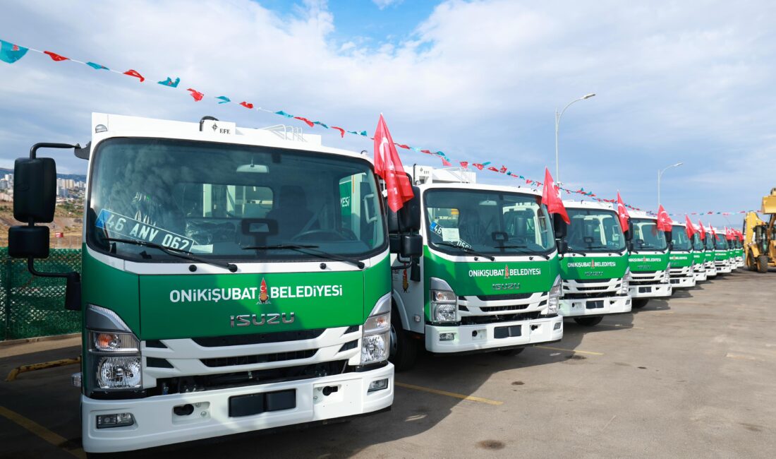 Onikişubat Belediyesi’nin 200 Milyon TL’lik yatırımla 30 yeni hizmet aracı