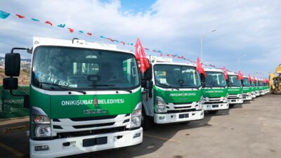 Onikişubat Belediyesi’nin 200 Milyon TL’lik yatırımla 30 yeni hizmet aracı