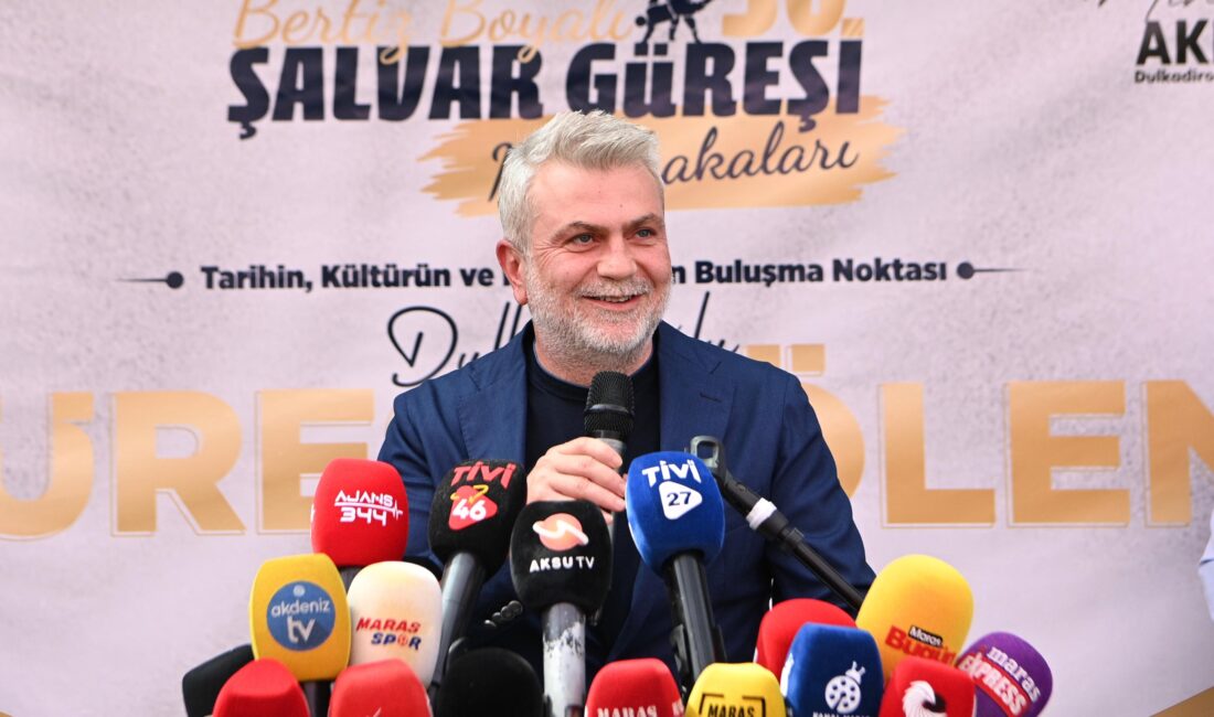 ” 30. Geleneksel Bertiz Boyalı Şalvar Güreşi müsabakalarına katılan Başkan
