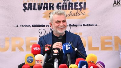 ” 30. Geleneksel Bertiz Boyalı Şalvar Güreşi müsabakalarına katılan Başkan