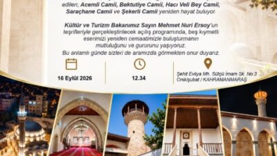 Kahramanmaraş’ın tarihi ve manevi hafızasında önemli yer tutan Acemli, Bektutiye,