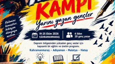 &nbsp; Kahramanmaraş, Adıyaman, Malatya ve Hatay’dan 30 yaş altındaki genç