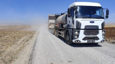 Büyükşehir Belediyesi, Göksun’un kırsal Tombak Mahallesi’ndeki yaklaşık 2 kilometrelik grup