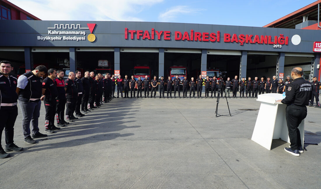 Büyükşehir Belediyesi, İtfaiye Haftası’nı İtfaiye Daire Başkanlığı’nda düzenlenen törenle kutladı.
