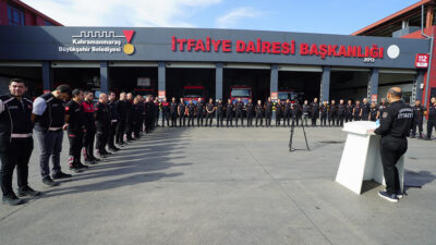 Büyükşehir Belediyesi, İtfaiye Haftası’nı İtfaiye Daire Başkanlığı’nda düzenlenen törenle kutladı.