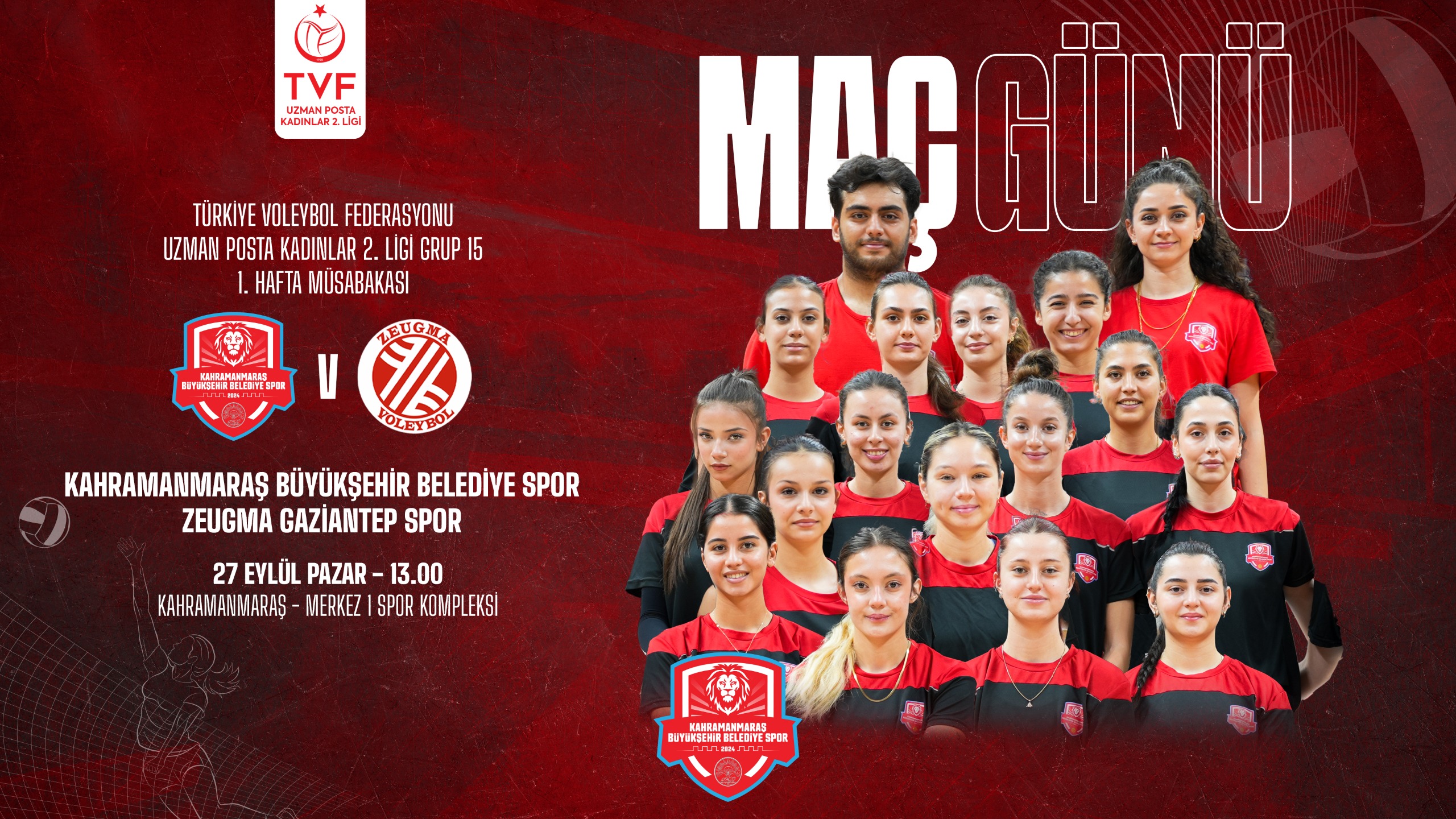 Kahramanmaraş Büyükşehir Belediye Spor Kadın Voleybol Takımı, Türkiye Voleybol Federasyonu