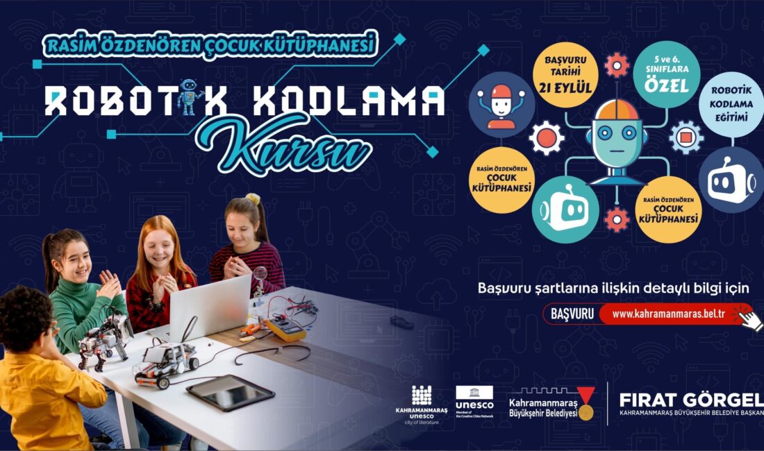 Büyükşehir Belediyesi, ortaokul 5 ve 6’ncı sınıf öğrencilerine yönelik “Robotik Kodlama