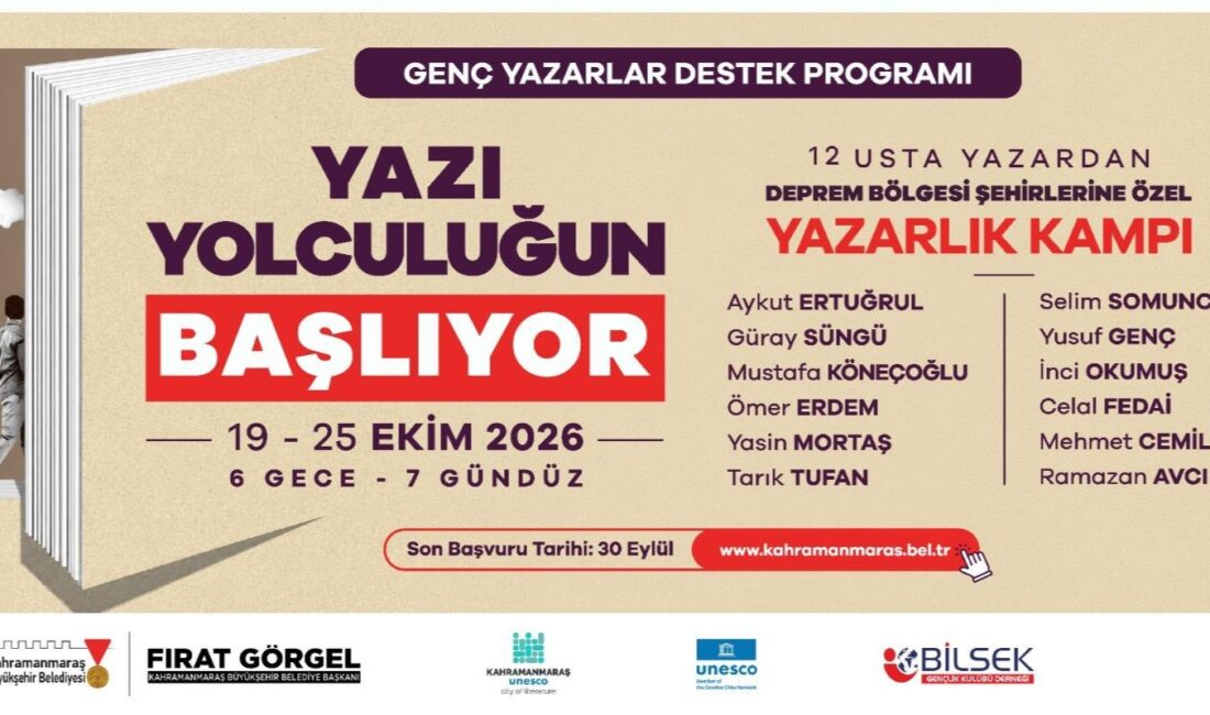 Büyükşehir, Genç Yazarları ‘Yazarlık Kampı’nda Buluşturuyor Büyükşehir Belediyesi, genç yazarlara