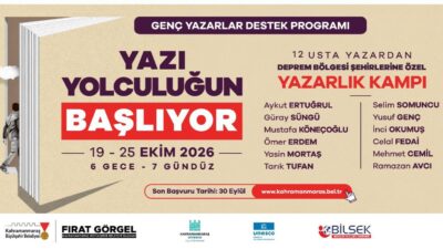 Büyükşehir, Genç Yazarları ‘Yazarlık Kampı’nda Buluşturuyor Büyükşehir Belediyesi, genç yazarlara