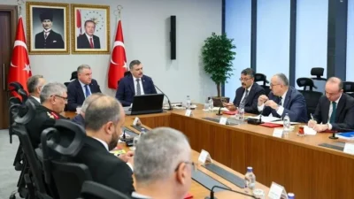 İçişleri Bakanlığı Güvenlik ve Acil Durumlar Koordinasyon Merkezi'nde (GAMER) düzenlenen