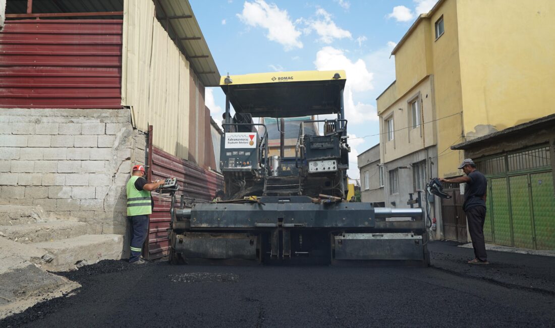 Büyükşehir Belediyesi, Dulkadiroğlu Şeyh Şamil Mahallesi’nde altyapı imalatları tamamlanan sokak