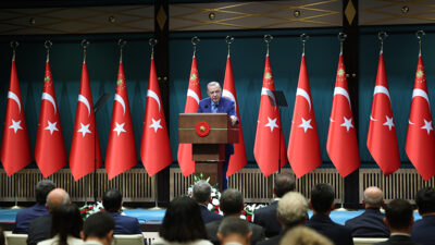 Cumhurbaşkanı Recep Tayyip Erdoğan, Cumhurbaşkanlığı Külliyesinde gerçekleştirilen Cumhurbaşkanlığı Kabinesi Toplantısı’nın