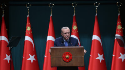 Cumhurbaşkanı Recep Tayyip Erdoğan, Cumhurbaşkanlığı Külliyesinde gerçekleştirilen Cumhurbaşkanlığı Kabinesi Toplantısı’nın