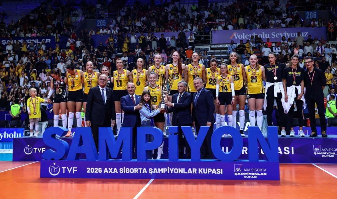 2026 Kadınlar AXA Sigorta Şampiyonlar Kupası’nda kupa ve madalyalar, VakıfBank