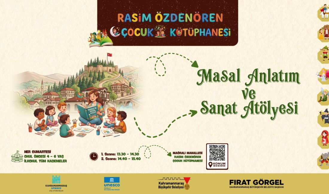 Büyükşehir Belediyesi, UNESCO Edebiyat Şehri’nde çocukları kitaplarla buluşturmaya devam ediyor.