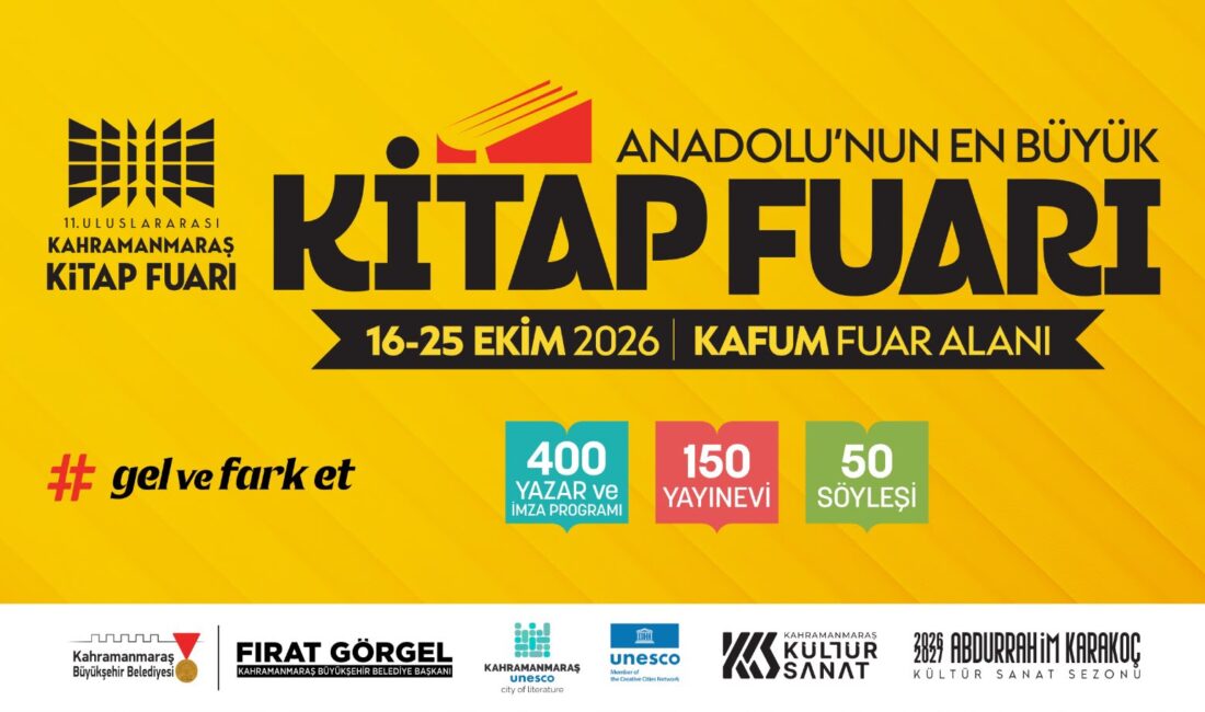 Büyükşehir Belediyesinin bu yıl 11’incisi düzenleyeceği Uluslararası Kahramanmaraş Kitap Fuarı,