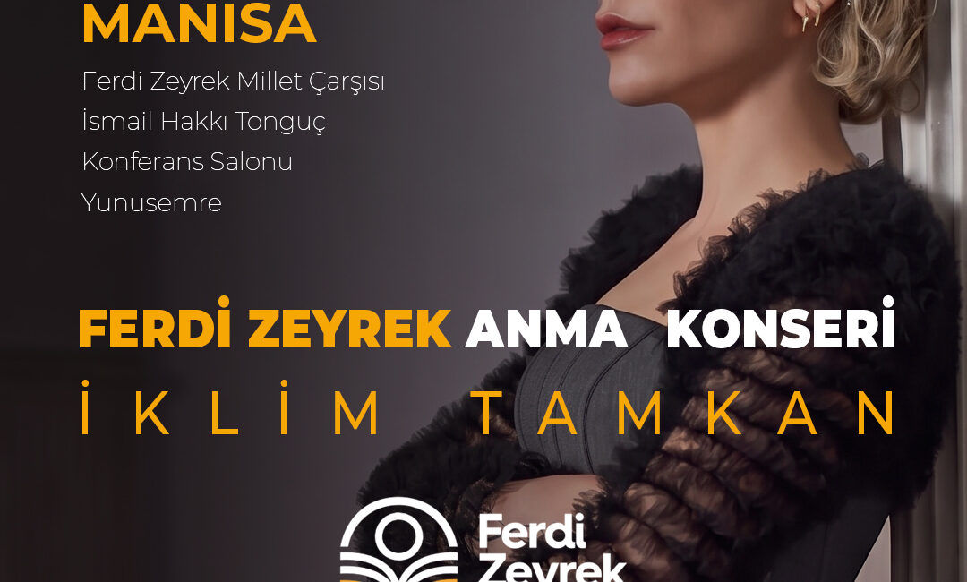 13 Kasım’da Manisa’da düzenlenecek piyano resitalinin tüm geliri Ferdi Zeyrek