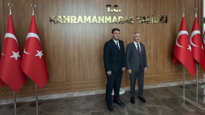 AK Parti Andırın İlçe Başkanı Abdulkadir Kayıran, Kahramanmaraş Valisi Mükerrem