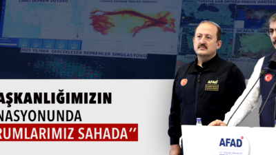 İçişleri Bakanı Mustafa Çiftçi, Meteoroloji Genel Müdürlüğünün değerlendirmeleri doğrultusunda 42