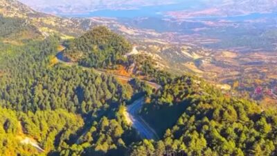 Kahramanmaraş ile Andırın ilçesi arasında uzanan virajlı dağ yolları, sunduğu