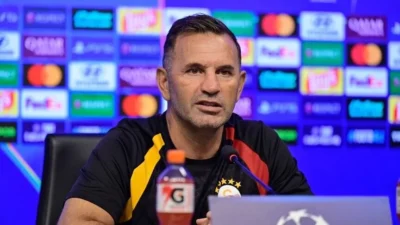 Galatasaray Teknik Direktörü Okan Buruk, UEFA Şampiyonlar Ligi’nin ikinci haftasında