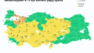 Meteoroloji, Kahramanmaraş’ın güneybatısı için uyardı: Sağanak ve gök gürültülü yağışlar