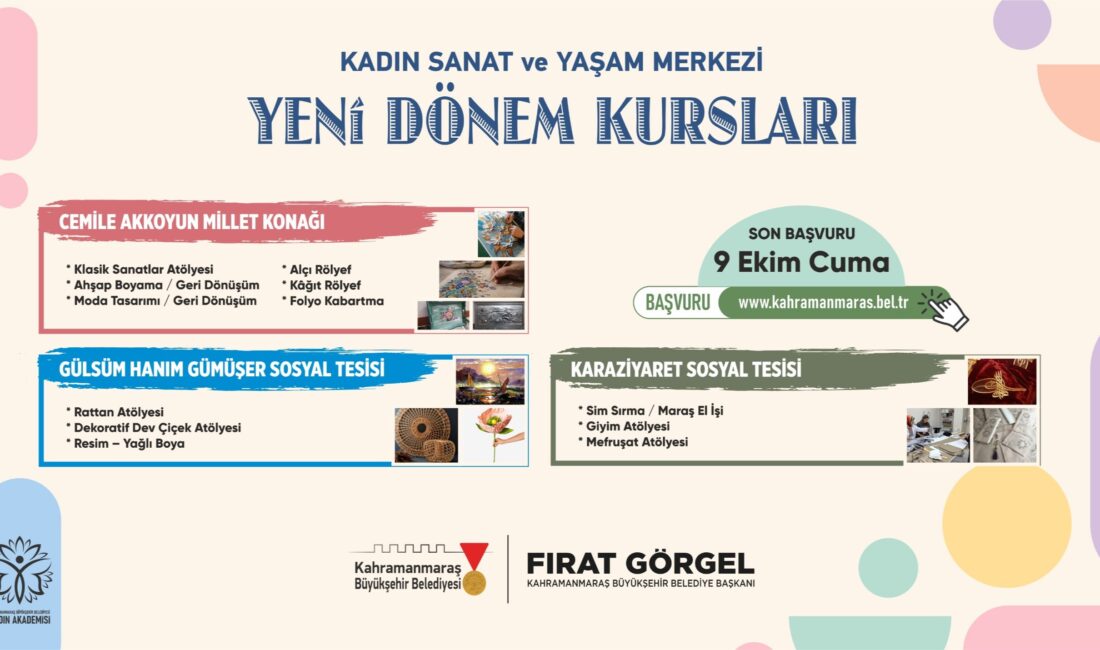 &nbsp; Büyükşehir Belediyesi, kadınların kişisel, sosyal ve mesleki gelişimlerine katkı