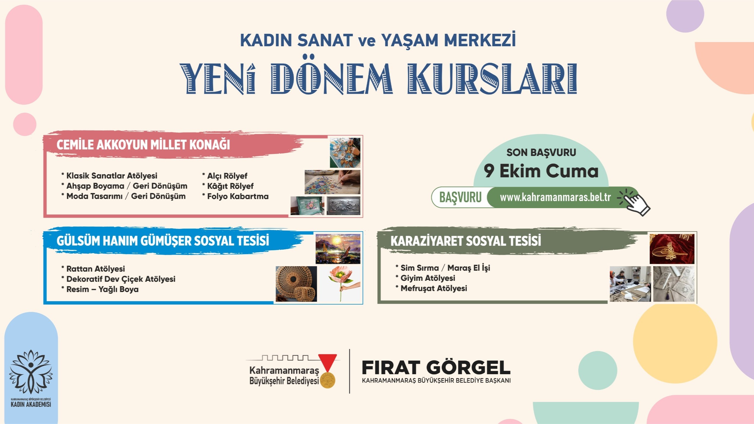 &nbsp; Büyükşehir Belediyesi, kadınların kişisel, sosyal ve mesleki gelişimlerine katkı