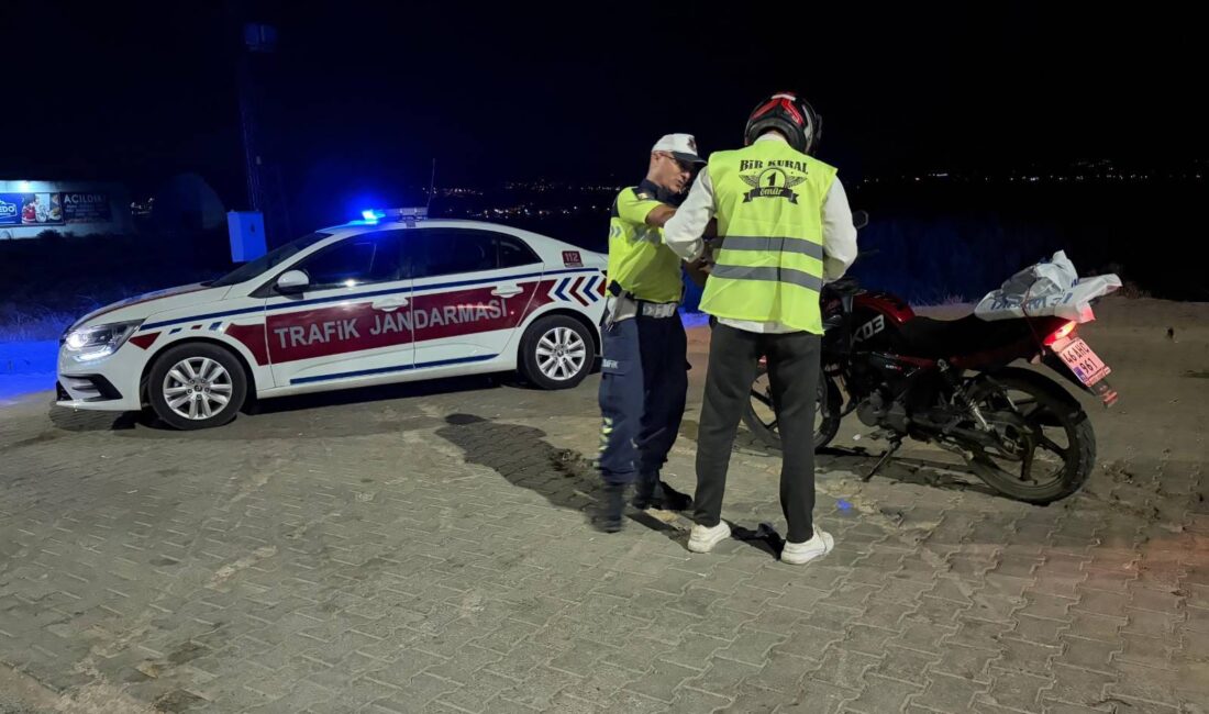 Kahramanmaraş İl Jandarma Komutanlığı Trafik Jandarması ekiplerince Motosiklet Denetimleri Eylem