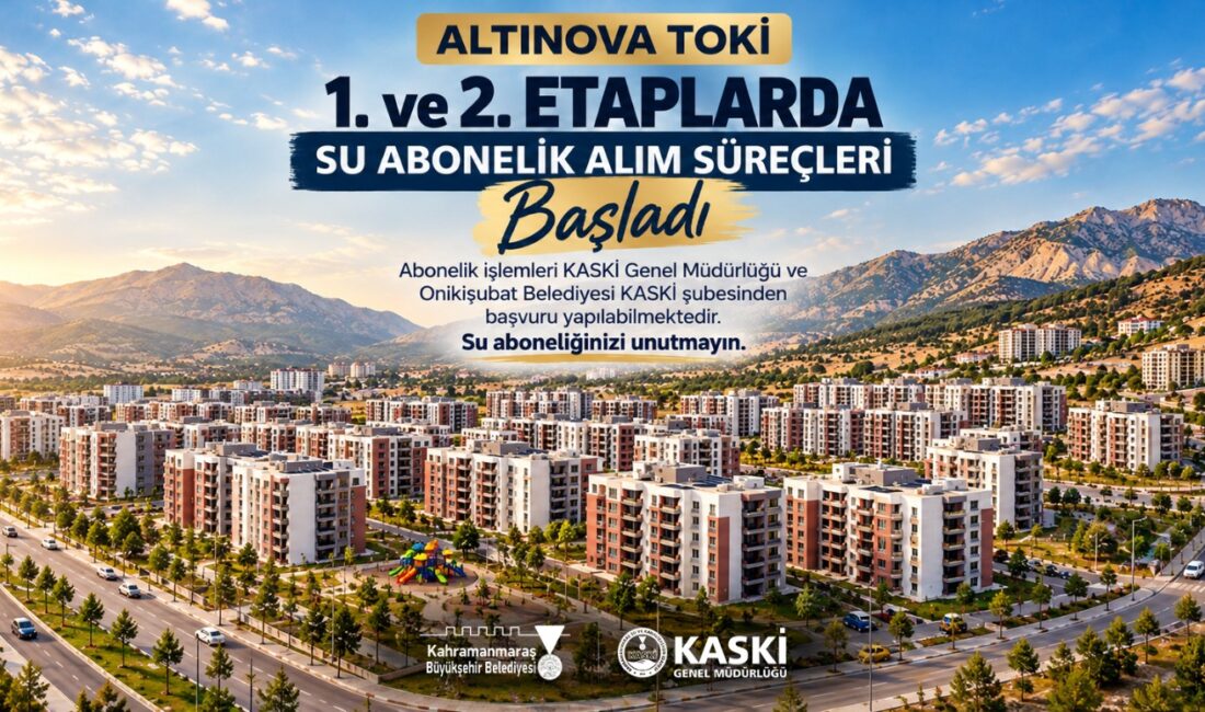 &nbsp; Kahramanmaraş Su ve Kanalizasyon İdaresi (KASKİ), Altınova TOKİ 1.