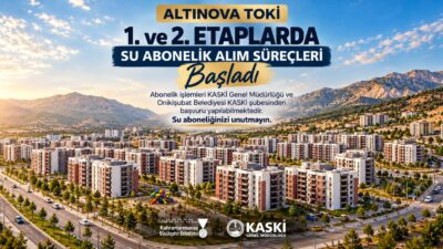 &nbsp; Kahramanmaraş Su ve Kanalizasyon İdaresi (KASKİ), Altınova TOKİ 1.