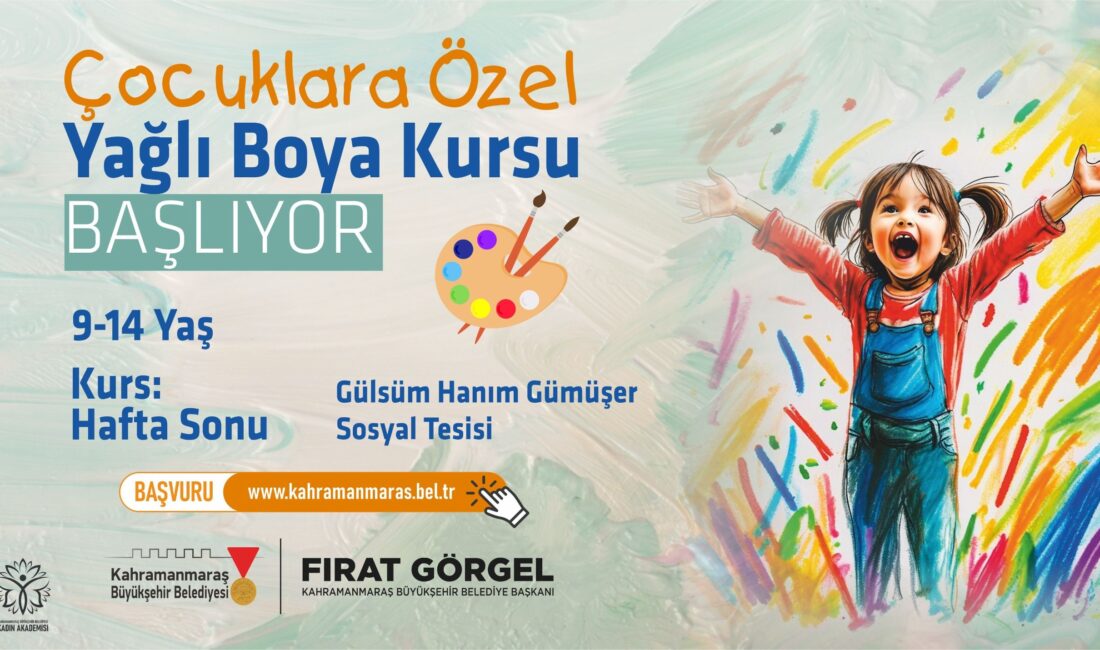 Büyükşehir’den Çocuklara Özel Yağlı Boya Kursu Büyükşehir Belediyesi, 9 –