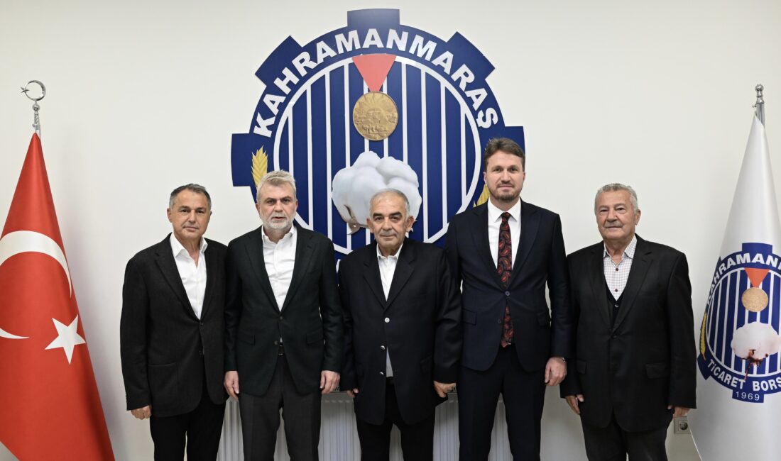 Kahramanmaraş Ticaret Borsası Yönetim Kurulu Başkanlığına yeniden seçilen Mustafa Narlı’ya