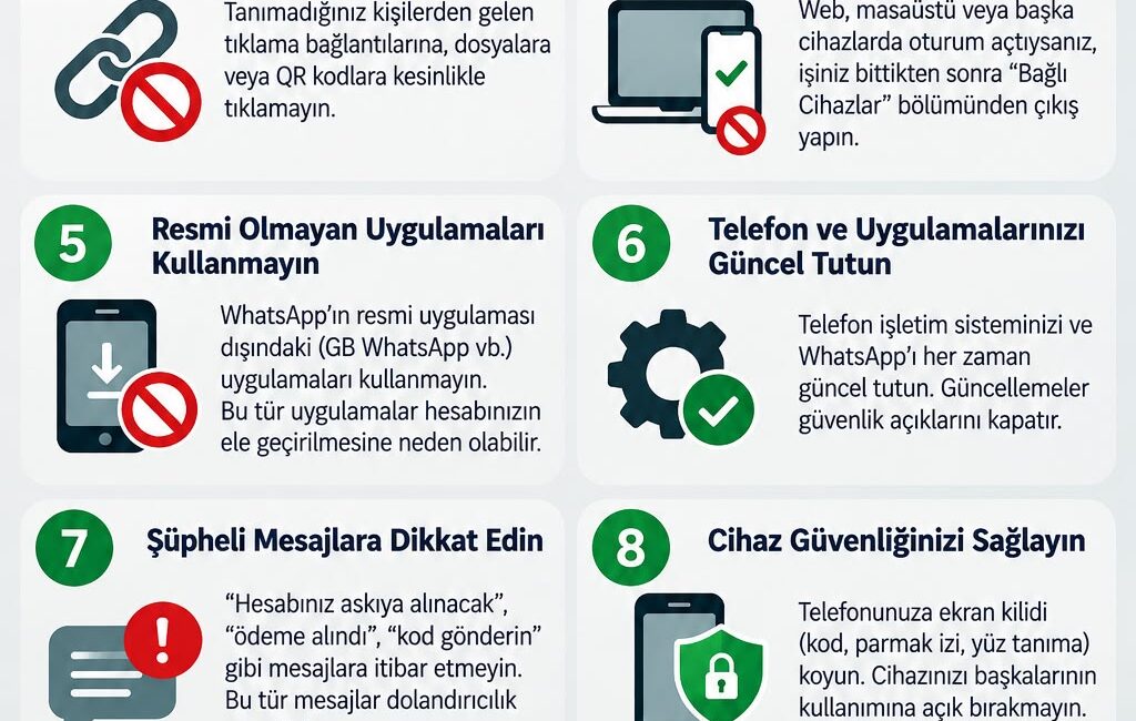 Kahramanmaraşlı Vatandaşlara WhatsApp Uyarısı: Hesabınızı Korumanın 8 Yolu! Dolandırıcılık girişimlerine