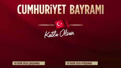 &nbsp; 29 Ekim Cumhuriyet Bayramı’mızın 103. yıl dönümü dolayısıyla, 29