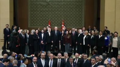 Cumhurbaşkanı Recep Tayyip Erdoğan, “Muhtarlar Günü Buluşması” programında konuştu. &nbsp;